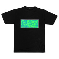 LED T-qualizer Tijd T-shirt 